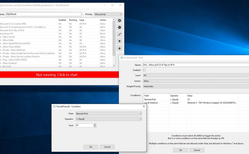 Pocket Firewall for Windows