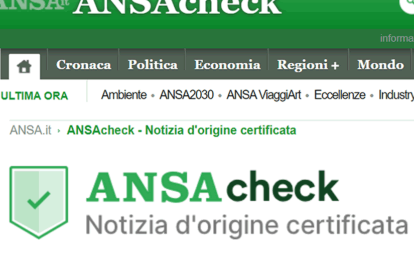 ANSAcheck … ma perchè?